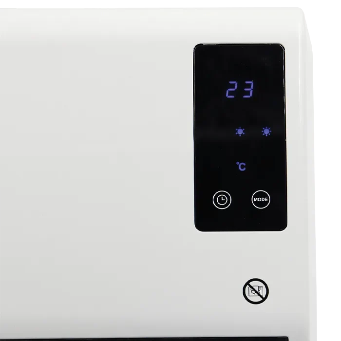 Eterna E12DF2 2kW Digital Downflow Heater with Timer and Remote Control