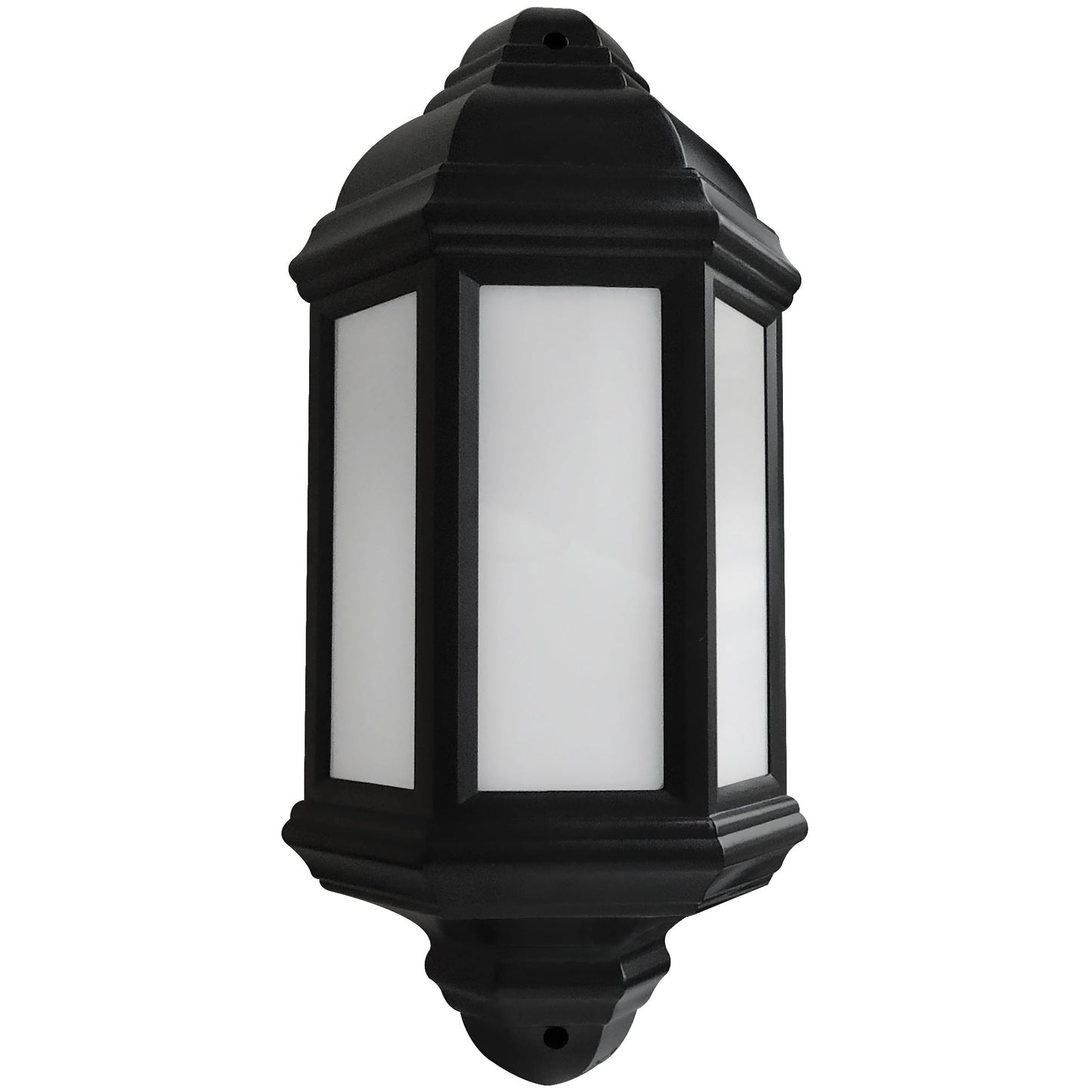 Eterna VECOHBK 7W LED Half Lantern Black