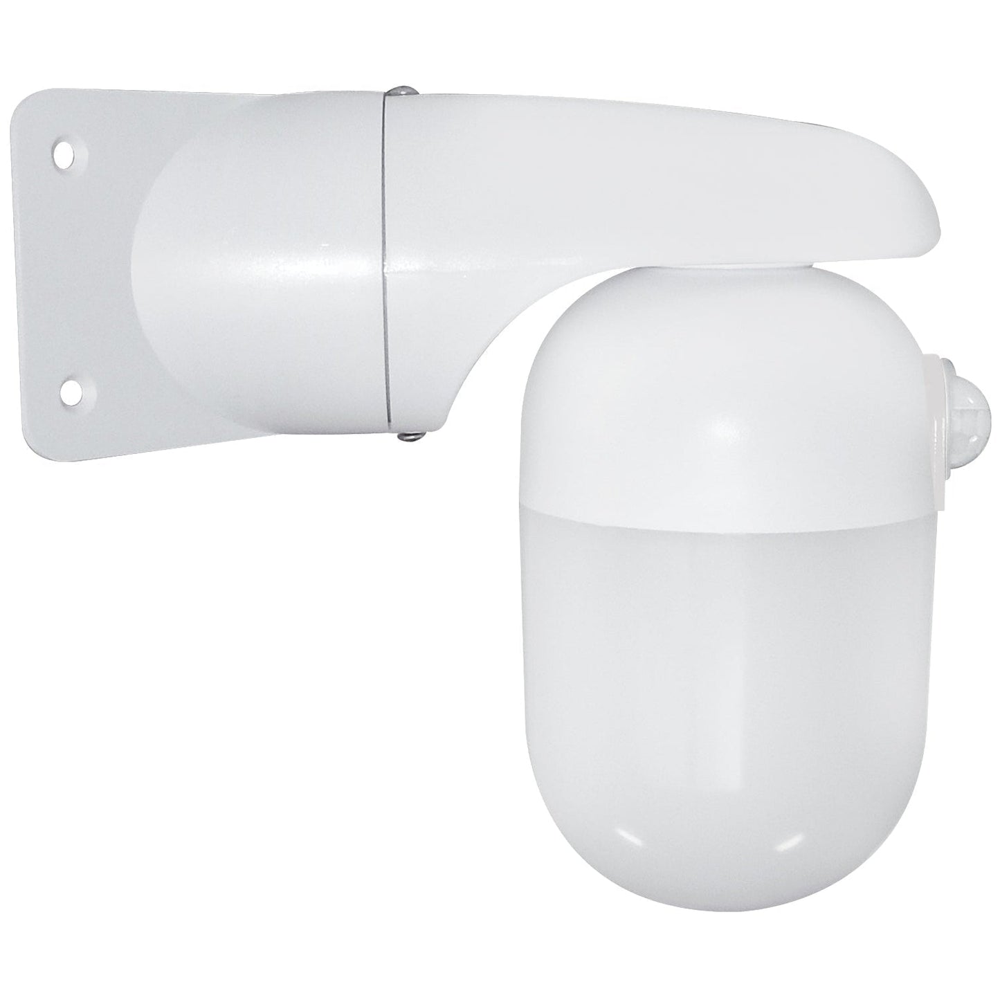 Eterna WELLWHPIR White LED Wall Glass with PIR