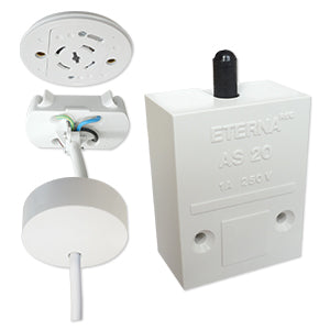 Plug In Celing Roses / Push To Break Switch
