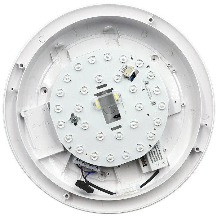 Eterna E02LNACIW Lina Power and CCT Switchable IP66 Eyelid Bulkhead White