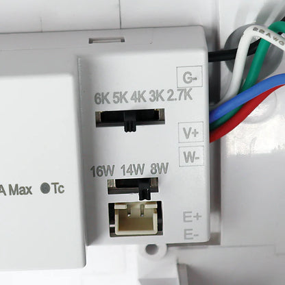 Eterna E02LNACIW Lina Power and CCT Switchable IP66 Eyelid Bulkhead White
