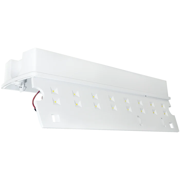 Eterna KEM3BULKLI 4W Li-ion LED Maintained Emergency Bulkhead with ISO 7010 Legend Set