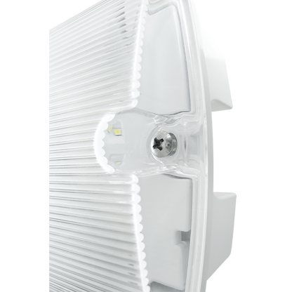 Eterna KEM3BULKLI 4W Li-ion LED Maintained Emergency Bulkhead with ISO 7010 Legend Set