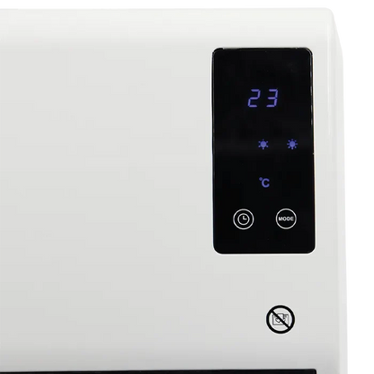 Eterna E12DF2 2kW Digital Downflow Heater with Timer and Remote Control