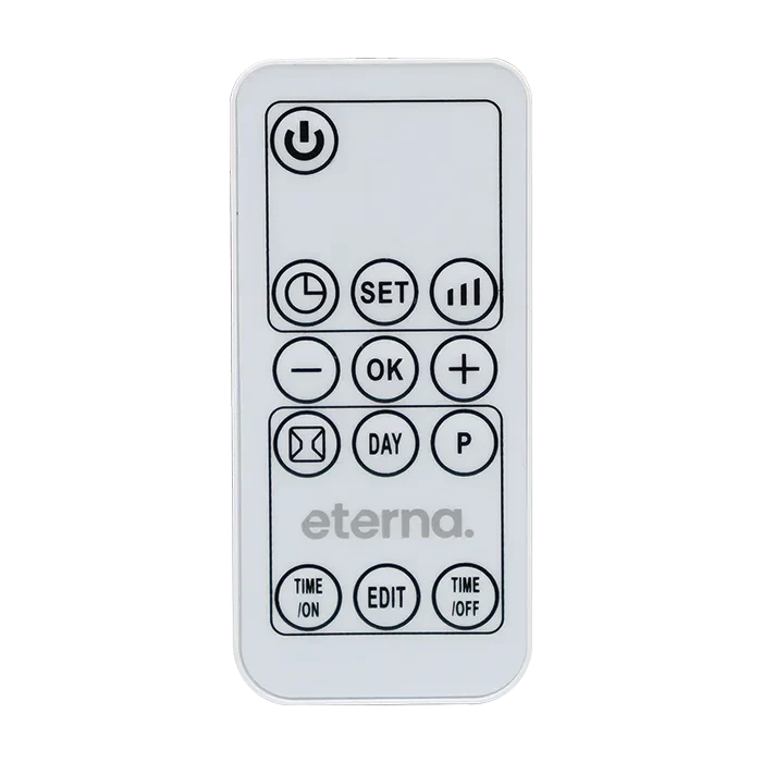 Eterna E12DF2 2kW Digital Downflow Heater with Timer and Remote Control