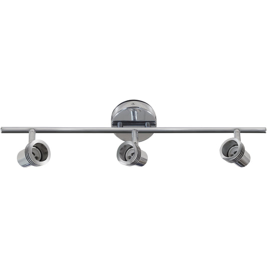 Eterna SPOT3CRBAR GU10 Triple Spotlight Bar Chrome