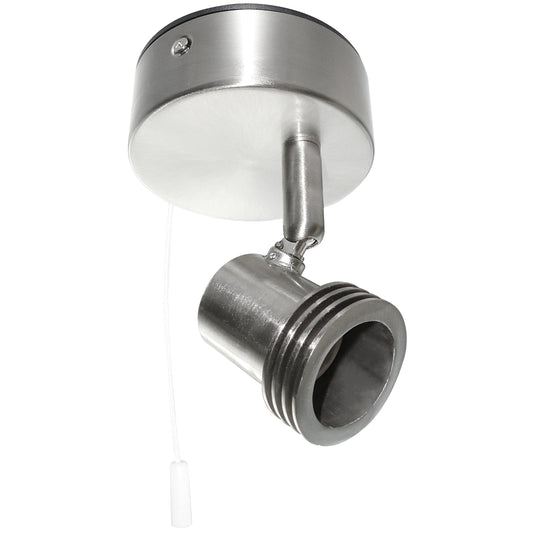 Eterna SPOT1SN GU10 Single Spotlight Brushed Nickel