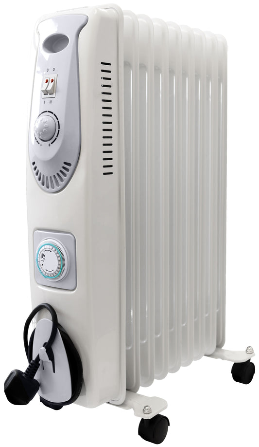 Eterna OILHT211T 2KW Oil Filled Heater With 24HR Timer