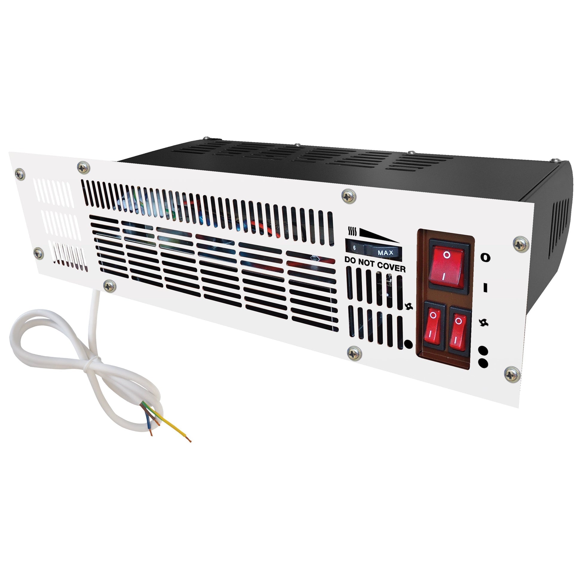 Eterna PFH2400 Plinth Fan Heater Brown/White/Grey