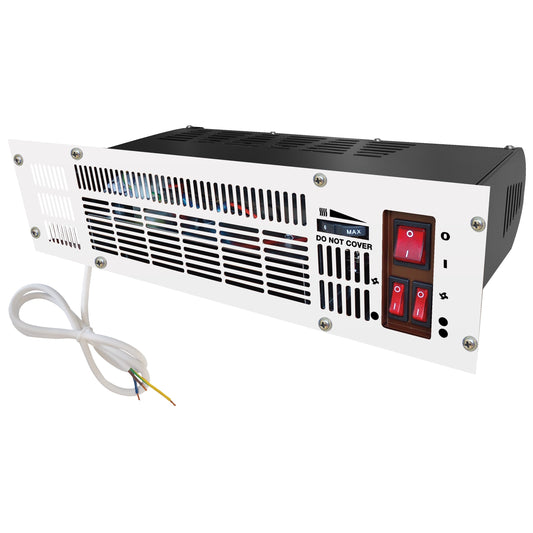 Eterna PFH2400 Plinth Fan Heater Brown/White/Grey