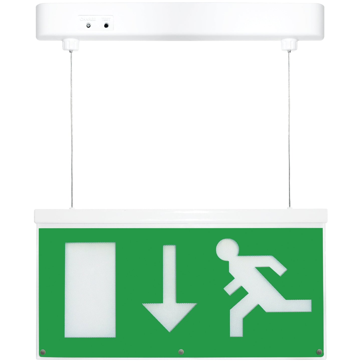 Eterna SIGNLEDEM3 LED Emergency Exit Drop Sign White