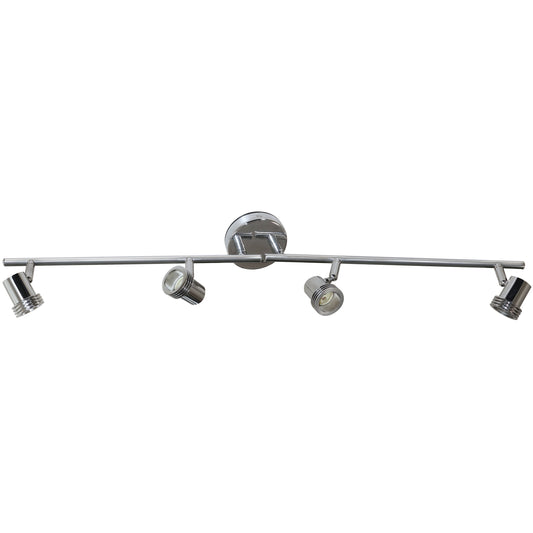 Eterna SPOT4CR GU10 Quad Spotlight Split Bar Chrome