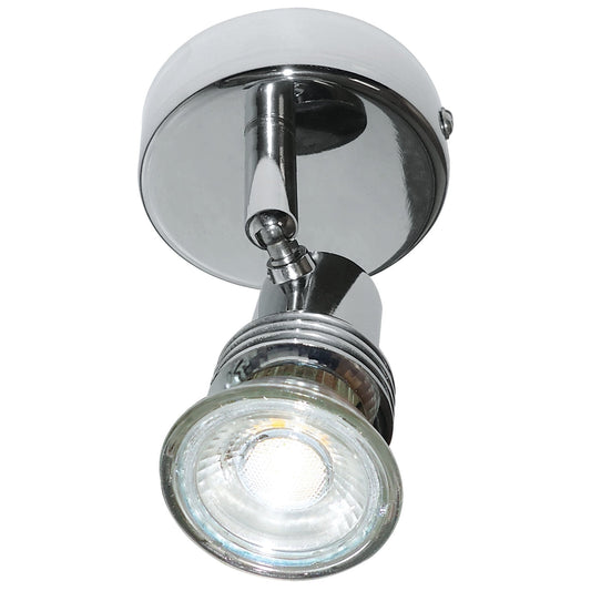 Eterna SPOT1CR GU10 Single Spotlight Chrome