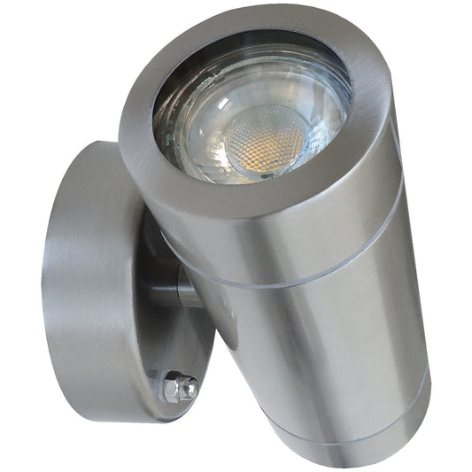 Eterna SSWLTWIN Stainless Steel Twin Wall Light